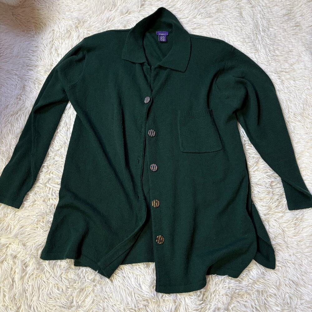 Resource 14/16 Women’s Green long sleeve button sweater